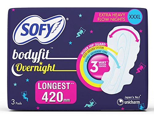 Sofy Bodyfit Overnight - XXXL (3 Count) (B00NXQ3A2I) Amazon Price History, Amazon Price Tracker