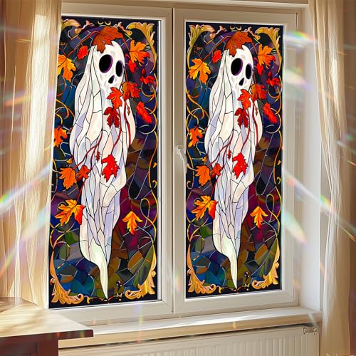 Vinilo decorativo para ventana efecto vidriera 17.7 x 39.3 in miniatura 7