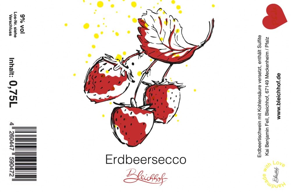 BLEICHHOF® Erdbeersecco 9,0% vol. (3x0,75l)