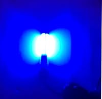 Vista 2 de SAMDO IP68 Lámpara LED submarina de 12V para pesca, luz de 1080 lúmenes que atrae peces, luz para pesca nocturna de 10.8W