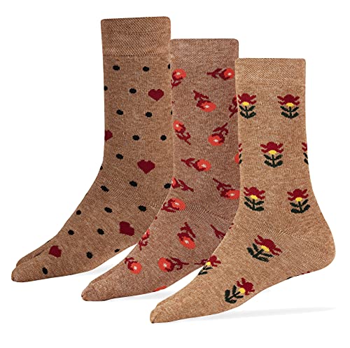 Image of RC. ROYAL CLASS Women's Warm Woolen Calf Length Thick Terry /Towel Multicolored Socks(Pack of 3 Pairs)(Winter wear socks)