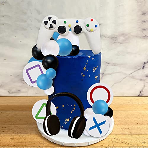 Tosparty PRO 30 Pcs Video Game Themes Cake Toppers Cake Decoration Headset Cake Decoration Ball Cake Decoration Game Controller Cake Decoration For Birthday Party thumb #4