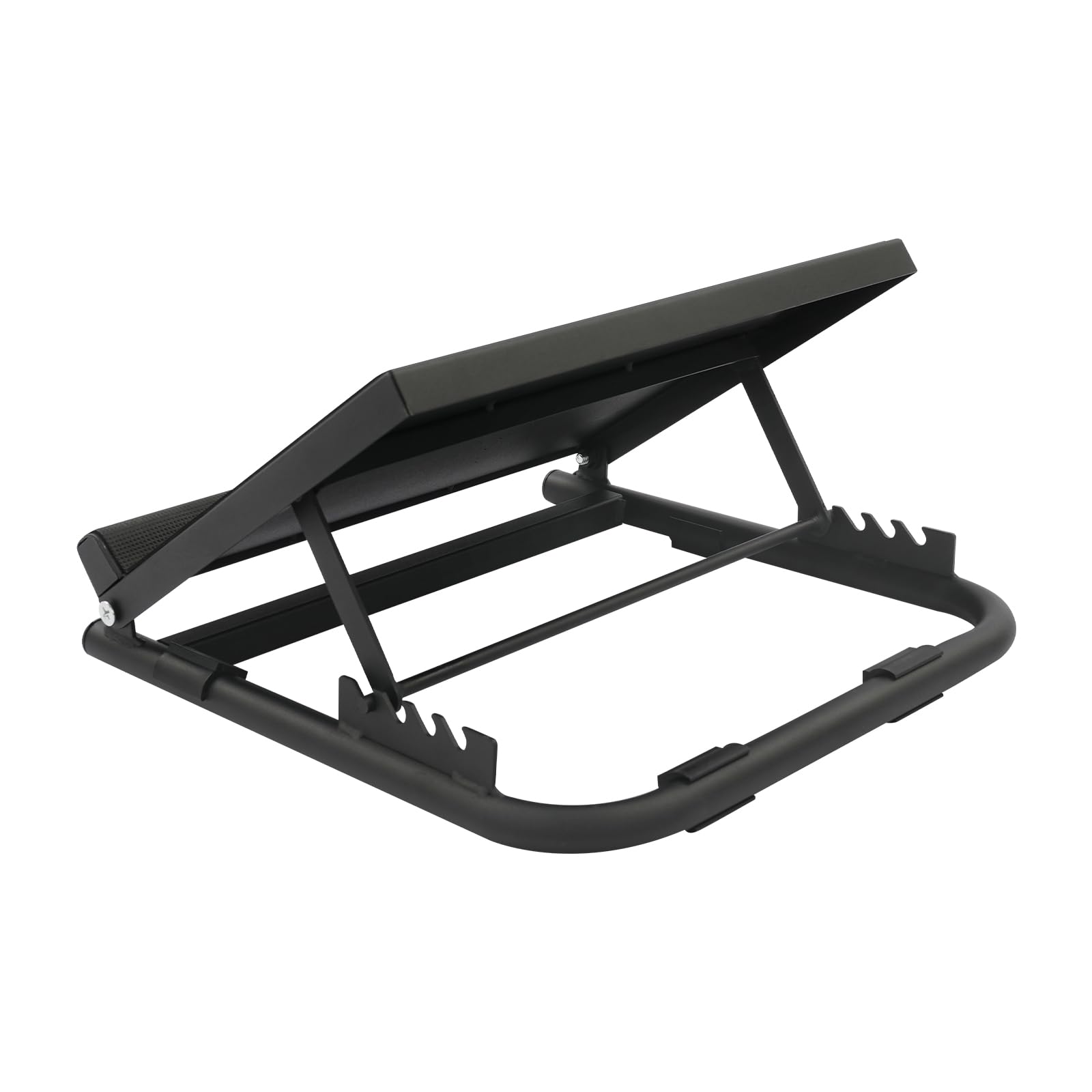 Stretcher per polpacci in ferro, regolabile e portatile, 36 cm di larghezza, tavola inclinata portatile in legno, 4 livelli, 20-45°, allungatore per muscoli di polpacci e cosce, flessibilità, nero