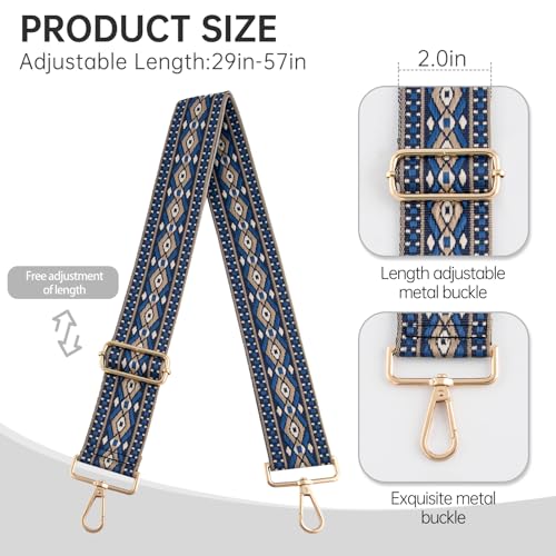 Image of Purse Straps Replacement Crossbody Wide Bag Strap for Purses Adjustable Shoulder Straps for Women Bags
