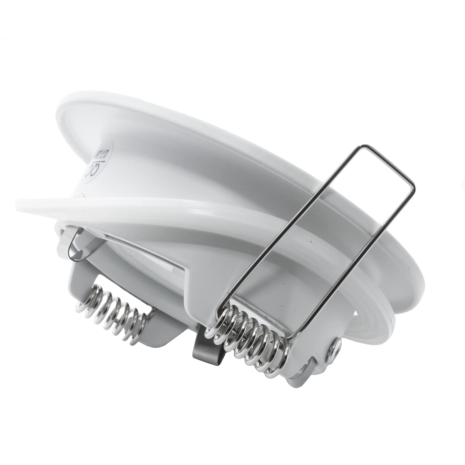 Planetitaly Faretto tondo quadrato lampada LED 6W RGB GU5.3 12V incasso IP65 cromoterapia box doccia bagno turco sauna (Tondo, RGBW+3000K)