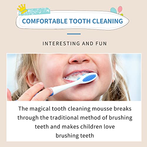 Kids Toothpaste Whitening Foam （50Ml) With Orange Flavor, Fluoride Free Natural Formul, Foam Toothpaste For Toothbrush,Easy To Use Toothpaste Foam For Child #TOP5