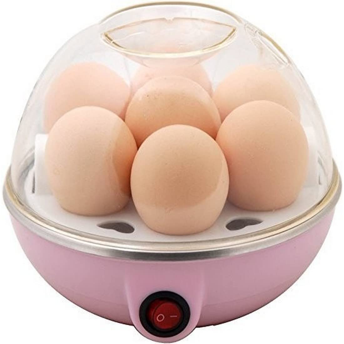 KRIJMO Plastic And Stainless Steel Egg Boiler Electric Automatic Off Steamer Cooker Poacher Egg Boiler Electric Automatic Off 7 Egg Poacher For Steaming, Cooking-picture-22