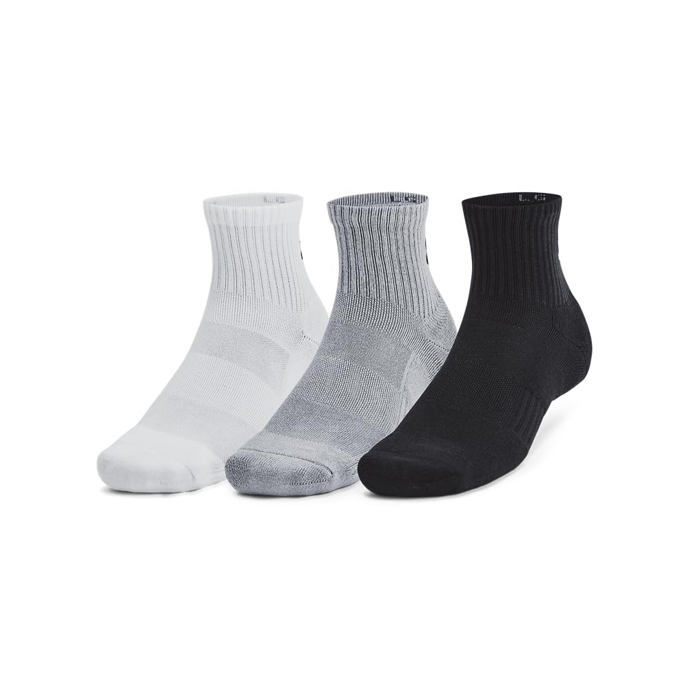 Under Armour Training Cotton Quarter Socks 3 Pack Calcetín Unisex adulto (Pack de 6)
