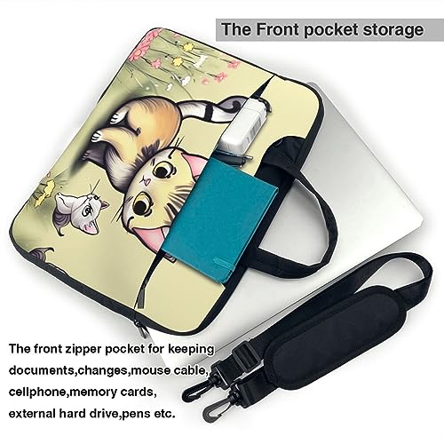 Sac pour ordinateur portable imprimé chat pour s'évader - 4