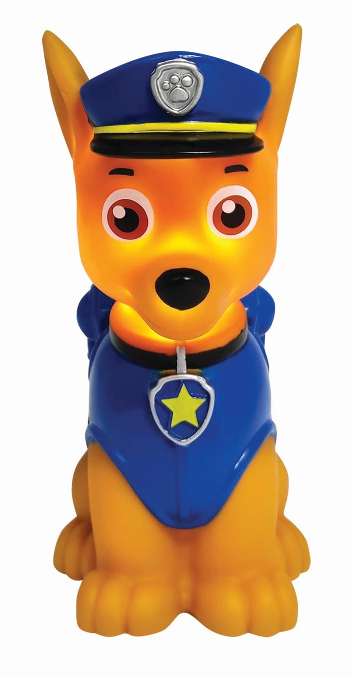 LEXIBOOK - Paw Patrol - Chase Color NightLight for Kids Room, Color Change, Smooth Light, Battery, NLJ001PA1LXB