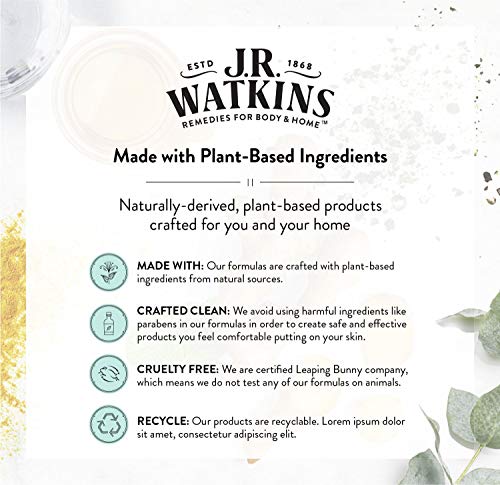 J.R. Watkins 109595 Daily Moisturizing Lotion – Body Cream In Pump Dispenser – Hydrating Skin Cream Made With Shea Butter, Cocoa Butter, Coconut Oil & Vitamin E, Lemon Cream thumb #4