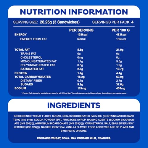 Image of Oreo Chocolate Creme Cookies - 133 gm
