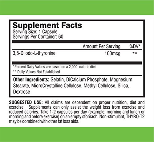 BioCor Nutrition Thyro-T2 Thyroid Hormone Fat Burner