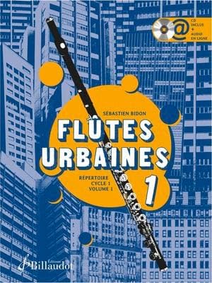 Flûtes Urbaines 1 Méthode pédagogique flûte à bec Sébastien Bidon livre
