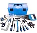 Hi-Spec 28 Piece Children’s Real Tool Set Kit & Storage Box with Practical Hand Tools, Accessories & Eye Protection for Home DIY, Decorating & Woodworking in Storage Box - Great Kid's Gift Idea