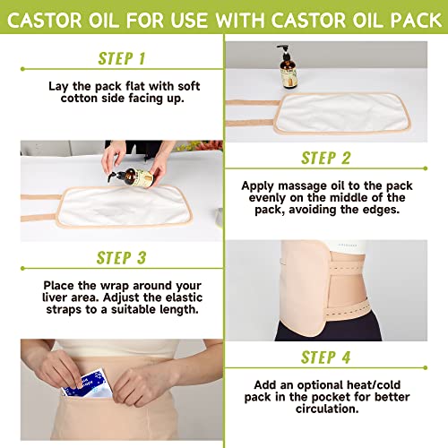 Organic Castor Oil - 215Ml (7.6Oz) | Pure, Usda Certified Cold Pressed & Hexane Free & Extra Virgin - Massage Oil #TOP4
