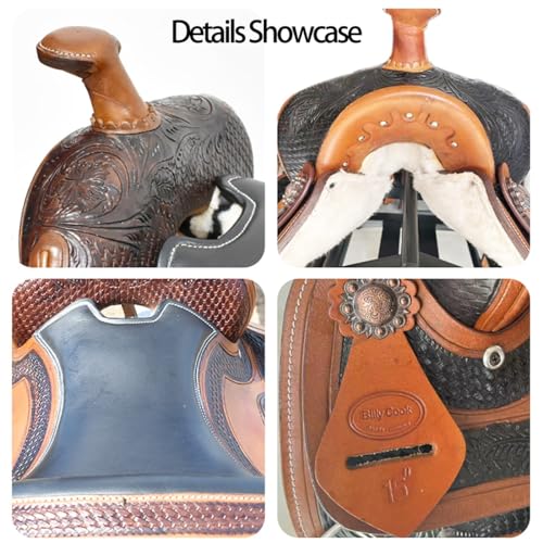 Set sella equestre in pelle di alta qualità per corsa e trail riding