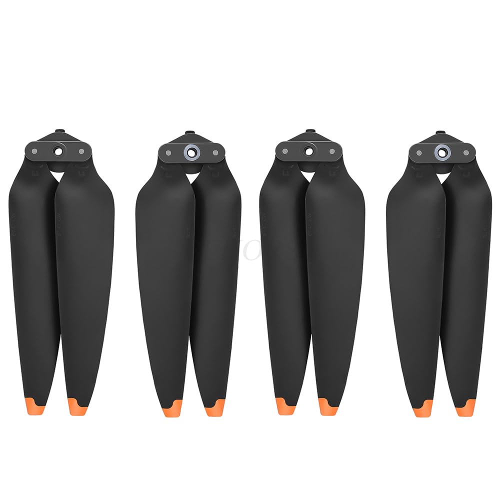 Propellers for DJI Mavic AIR 3 Drone Tip Low-noise Quick Release Foldable Wings 8747F Propellers (4x, Orange Tip)
