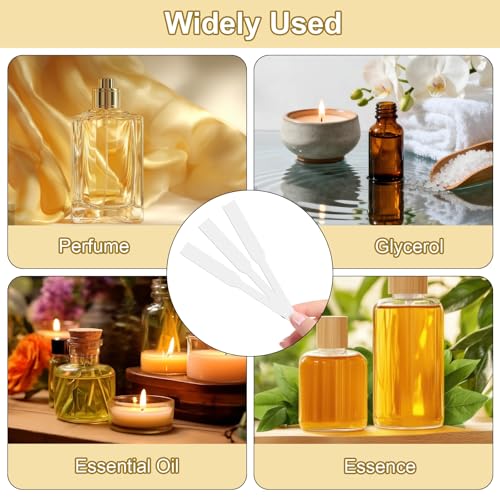 600 Stück Parfüm Teststreifen, Duft Tester Papier Einweg Parfüm Teststreifen Aromatherapie Dufttester Papier, Test Ätherisches Öle Parfüm für Parfüm Düfte Ätherische Öle Aromatherapie