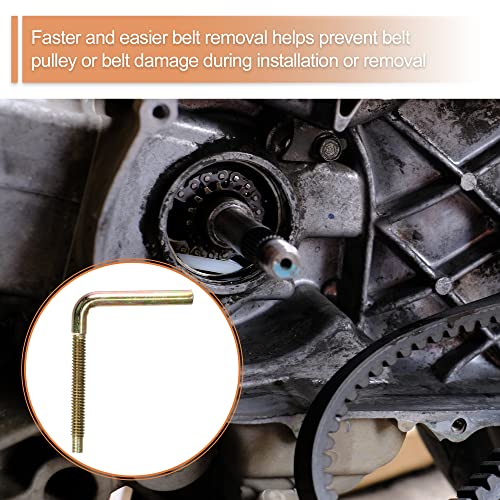 Image of X AUTOHAUX 3 Pcs Clutch Drive Belt Removal Tool for Polaris RZR RZR 4XP Turbo RS1 for Polaris for Ranger Crew XP 1000 Belt Change Tools 2875911