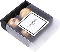 Vista 6 de Paquete de 12 cajas para cupcakes, cajas de regalo de papel de grado alimenticio con insertos y ventanas de exhibición, recipientes para hornear