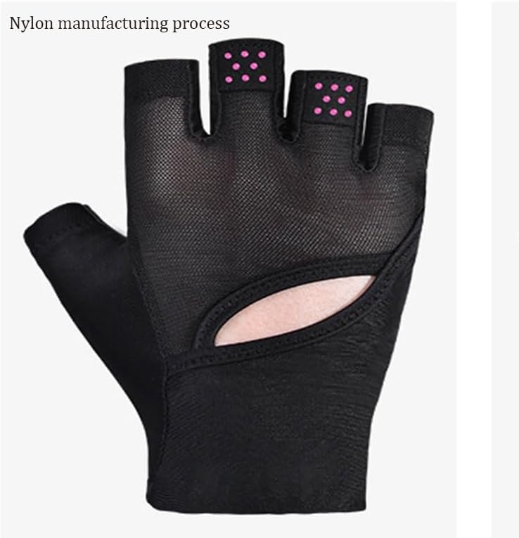 Outdoor Sports Cycling Fitness Half Finger Nylon Gloves Yoga Dumbbell Training Anti-Slip