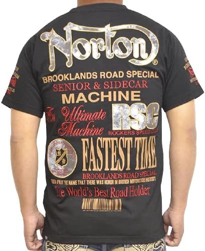 Amazon ノートン Norton 服 アパレル 212n1001 半袖tシャツ ブラック色 Dryムラ染め叩き付けインパクトtee ロゴ バイク バイカー プリント メンズ トップス L Tシャツ カットソー 通販 Amazon ノートン Norton 服 アパレル 212n1001 半袖tシャツ ブラック色 Dryムラ染め叩き付けインパクトtee ロゴ バイク バイカー プリント メンズ トップス L Tシャツ カットソー 通販