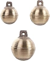 Vista 1 de Leadigol 3 campanas de cobre de pastoreo de caballo, vaca, campanas de cobre, campanas de bronce con sonido fuerte de cobre, campanas de cobre