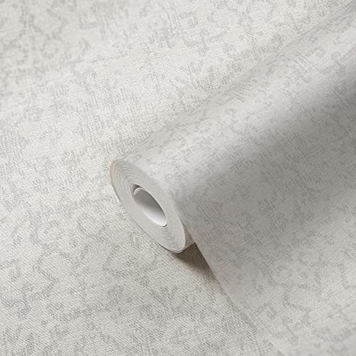 Livingwalls A.S. Création Ethno Vintage 385215 - Papel pintado (fieltro, 10,05 x 0,53 m), color blanco y gris Cover