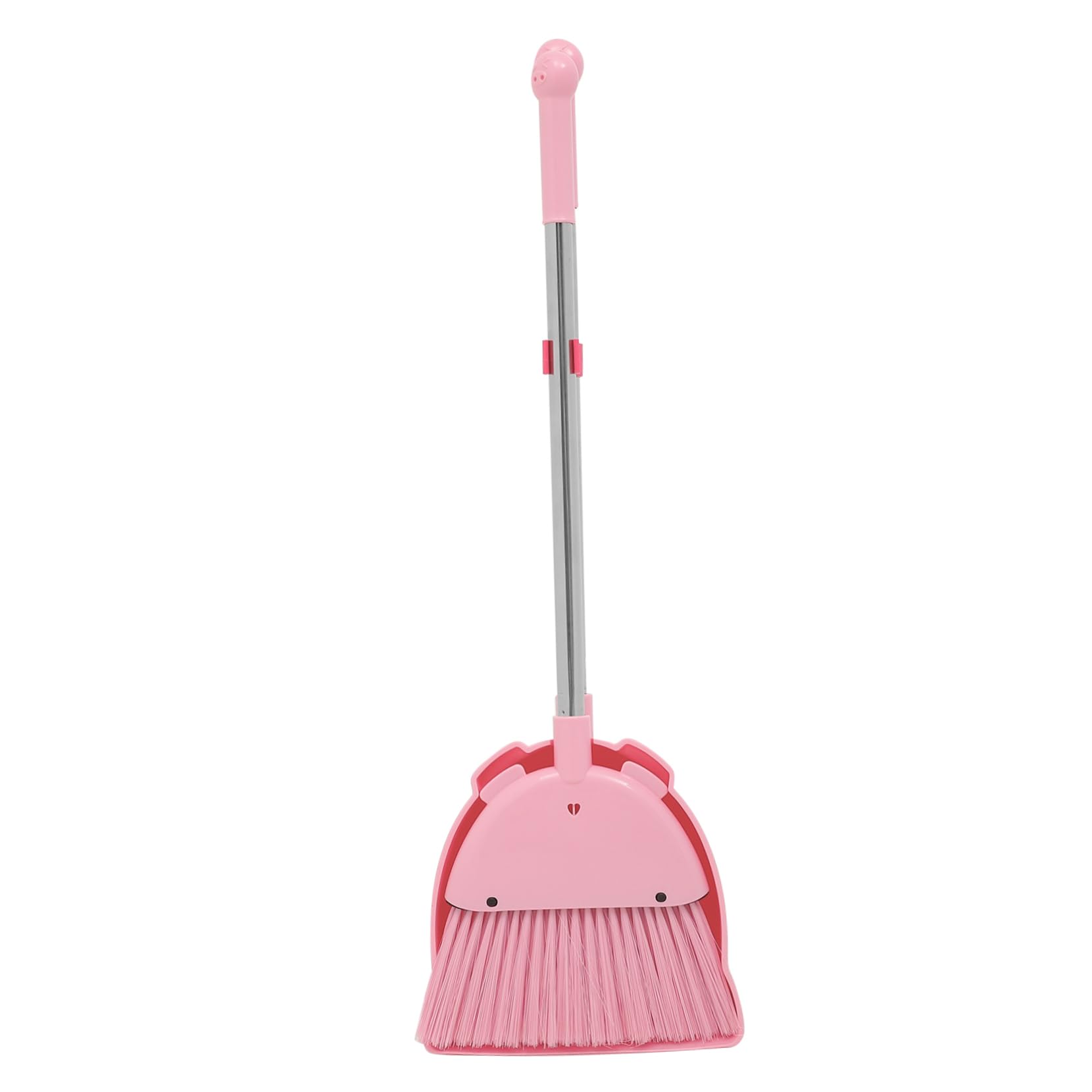 NIYANGLE 1Set Broom and Dustpan Set for Ergonomic Cleaning Tool for Housekeeping and Play Durable Broom Prop for Enhancing Responsibility and Hands Skills
