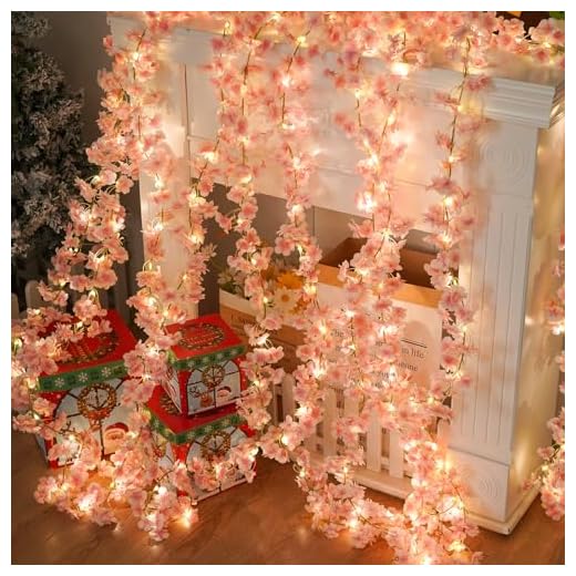 Artificial Cherry Blossom String Lights