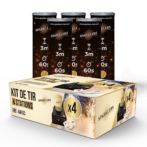 Pack 4 Déclencheurs à Main 5 Jets De Scène 1.5 Mètres 40 Secondes - Foto 3