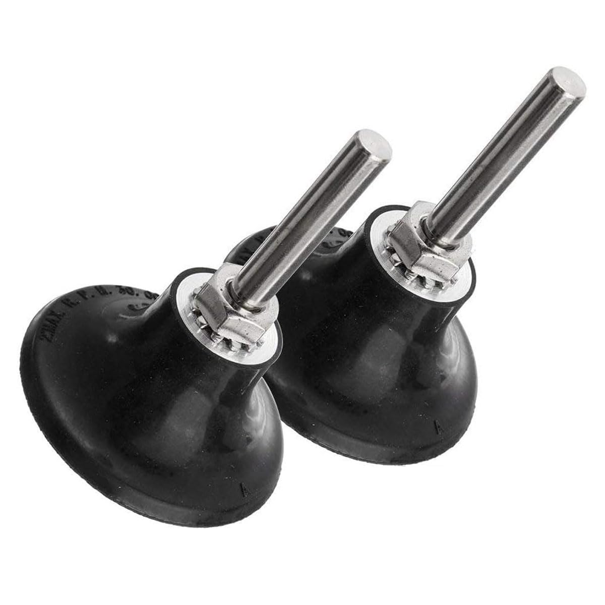 Supporti Disco Abrasivo 75 Mm - 2 Pezzi Con Asta 6 Mm - Per Levigatura E Lucidatura - Foto 7