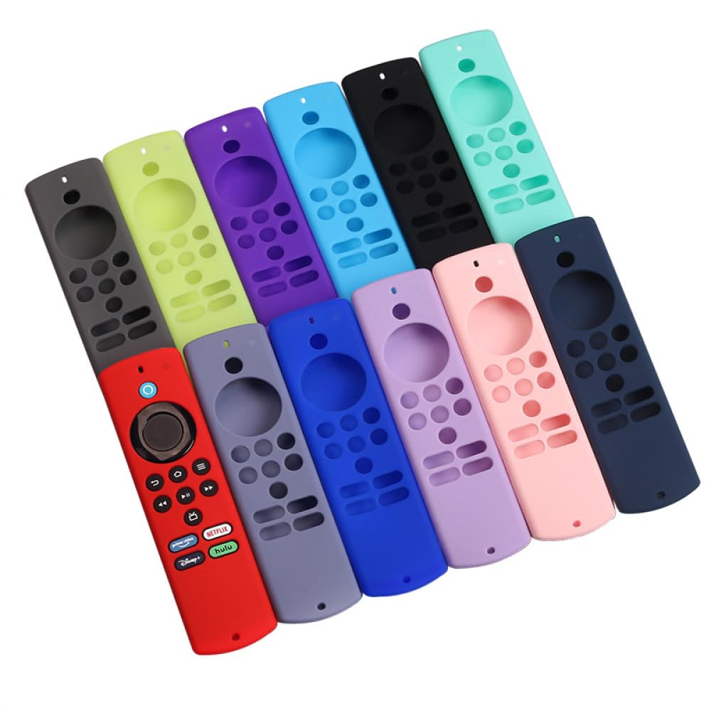 Custodia in silicone per telecomando TV Adatto per Amazon Fire TV Stick Lite 2021 Blu