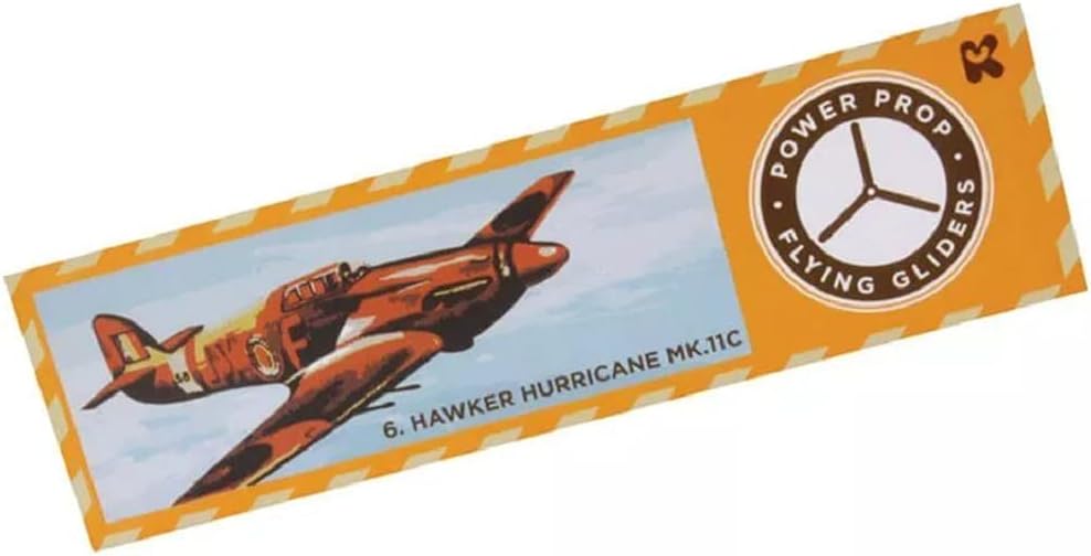6 Airplane Gliders - Traditional Pockey Money Toy or Party Bag Filler for Boys Girls