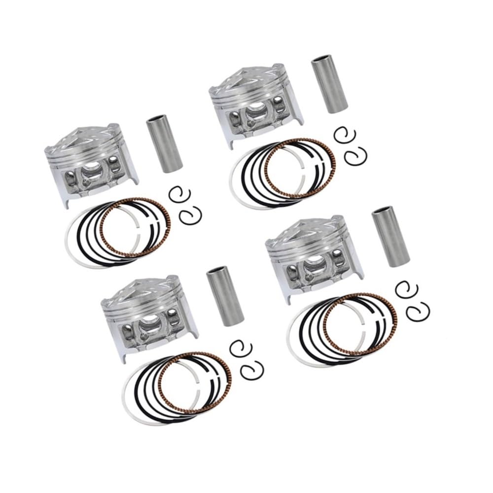 Kit segments piston moto 49mm avec jeu de cotes 48.5mm à .75mm