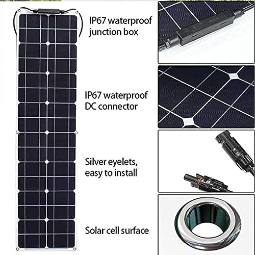 200W 400W 600W 800W 18V Painel solar monocristalino, kit RV, kit fora da rede, kit de sistema de ene