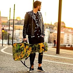 Fall Pumpkin Housse de guitare pleine taille rembourrée avec sac à dos de protection pour guitare acoustique classique… - Les Beatles, Paul McCartney, John Lennon, RIngo Starr, George Harrison Fall Pumpkin Housse de guitare pleine taille rembourrée avec sac à dos de protection pour guitare acoustique classique… – Image 6