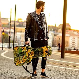 Fall Pumpkin Housse de guitare pleine taille rembourrée avec sac à dos de protection pour guitare acoustique classique… - Les Beatles, Paul McCartney, John Lennon, RIngo Starr, George Harrison Fall Pumpkin Housse de guitare pleine taille rembourrée avec sac à dos de protection pour guitare acoustique classique… – Image 6