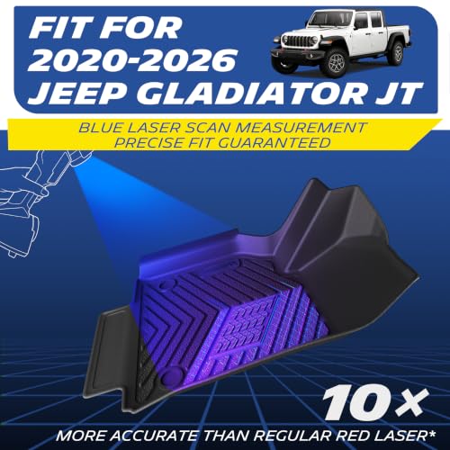 Image of Michelin Vehicle Mats for 2020-2026 Gladiator JT | Premier Series, All-Weather Floor Liner, Custom Fit, Durable TPE, Non-Slip