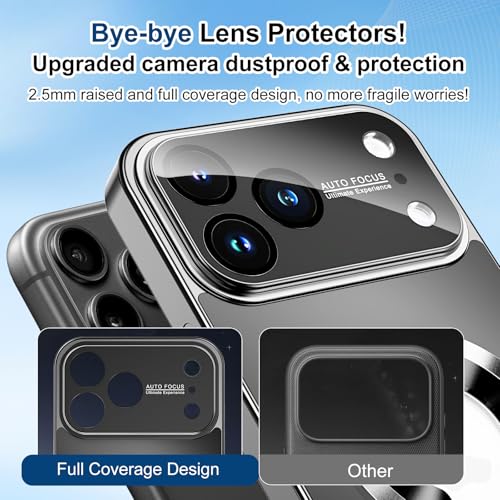 Coque antichoc iPhone magnétique compatible MagSafe avec protection d'objectif intégrée - 3