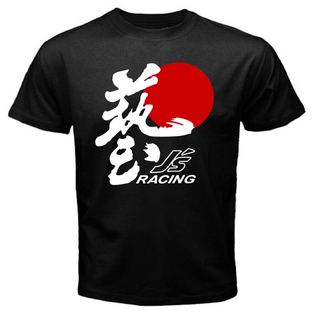 GRENCODE JS J's Racing Japan Tuner Racing Car Logo Men's Black T-Shirt Black