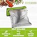 20 Mylar Bags for Food Storage, 2.5 Gallon Capacity, Extra Thick 15 Mil, with 1000cc Oxygen Absorbers, Resealable, Stand-Up Gusset, Ideal for Long-Term Food Storage