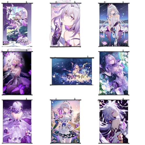 崩壊スターレイル タペストリー キャストリス 掛ける絵 布ポスター インテリア 壁掛け 掛け画 巻物 軸物 おしゃれ 部屋飾り 壁アート 装飾 萌えグッズ コレクション プレゼント (40x60cm,12) [並行輸入品]（Amazon）