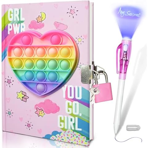 Pop Secret Diary for Girls with Invisible Pen Cover