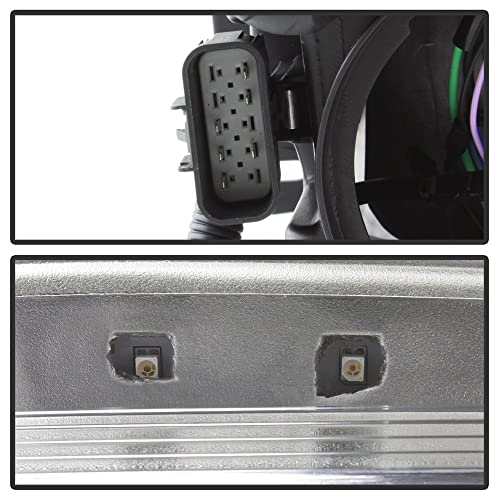 Acanii - For [Halogen Model Only] 2010-2016 Cadillac Srx Projector Headlights Headlamps Pair Driver & Passenger Side #TOP4