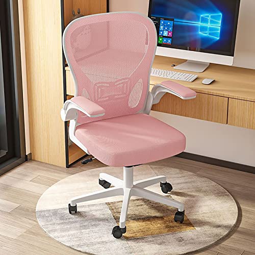 Chaise d'ordinateur confortable contre le mal de dos FLXHSA rose
