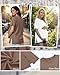 Riyiper 4 Pack Women's Maternity T Shirts, Short Sleeve Split Side Pregnancy Tee Tops Casual Loose Crewneck Maternity Clothes (Black, Light Heather Gray, White, Coffee,Small)