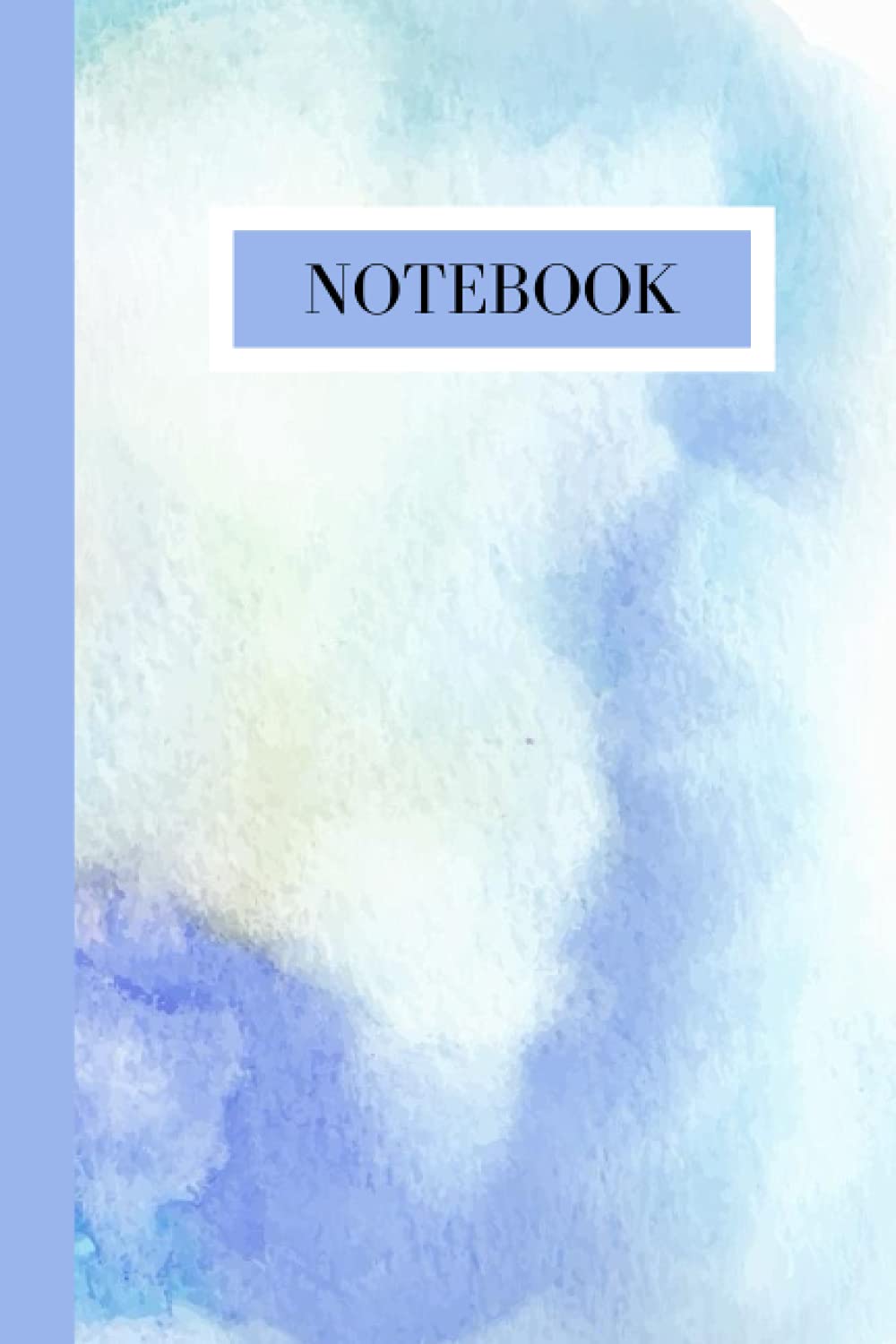 Watercolor Notebook: Cute watercolor notebook blank lined journal