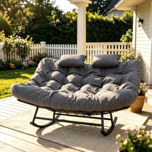 Oversized Double Rocking Papasan